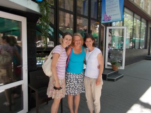 Victoria Bujac, Lynn from Bettlyn Moldovan Relief and Ursina Naef Hecke